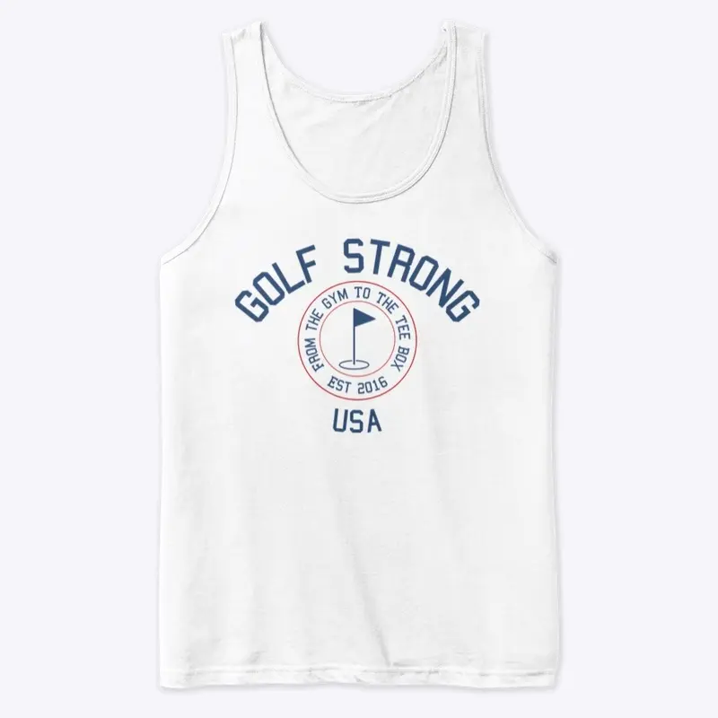 Varsity Tank Top Golf Strong