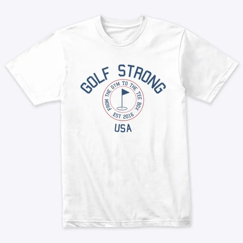 Varsity Golf Strong Tri Blend Tee