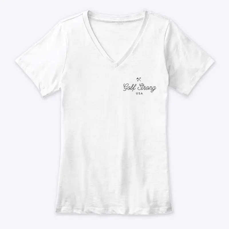 Women's Golf Strong Premium V-Neck 